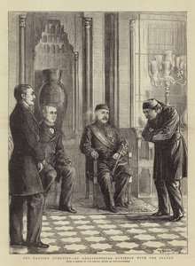 The Eastern Question, an Ambassadorial Audience with the Sultan by Theodore Blake Wirgman